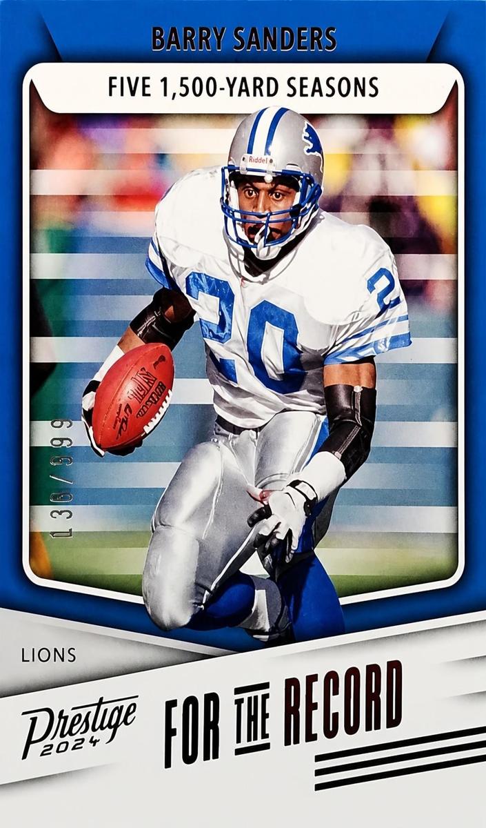 2024 Panini Prestige Football Xtra Points Red Barry Sanders #FR-BS