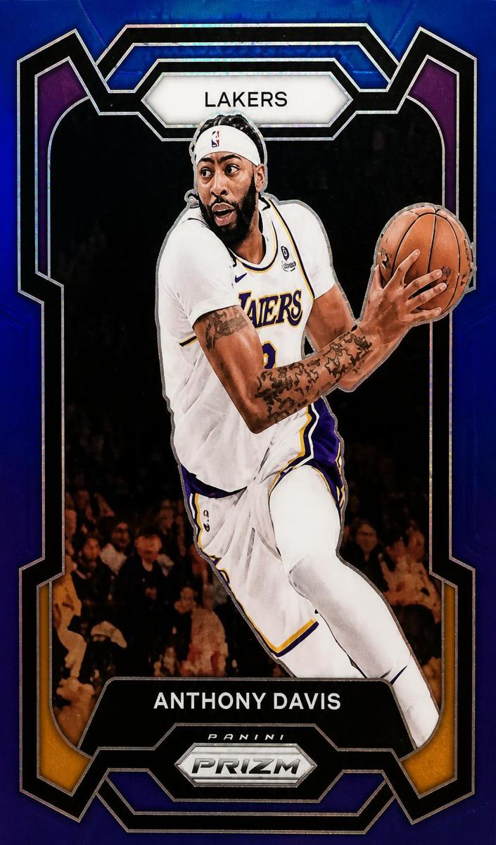 2023 Panini Prizm Basketball Blue Anthony Davis #94 BGS 9.5