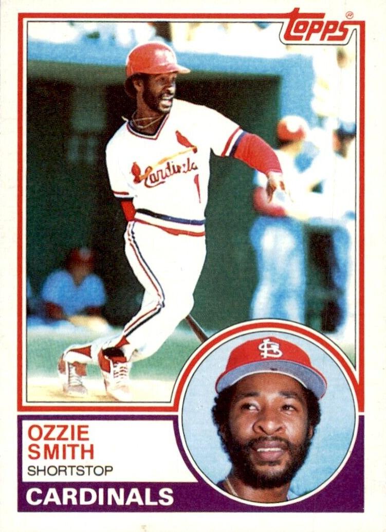 1983 Topps Baseball Ozzie Smith #540