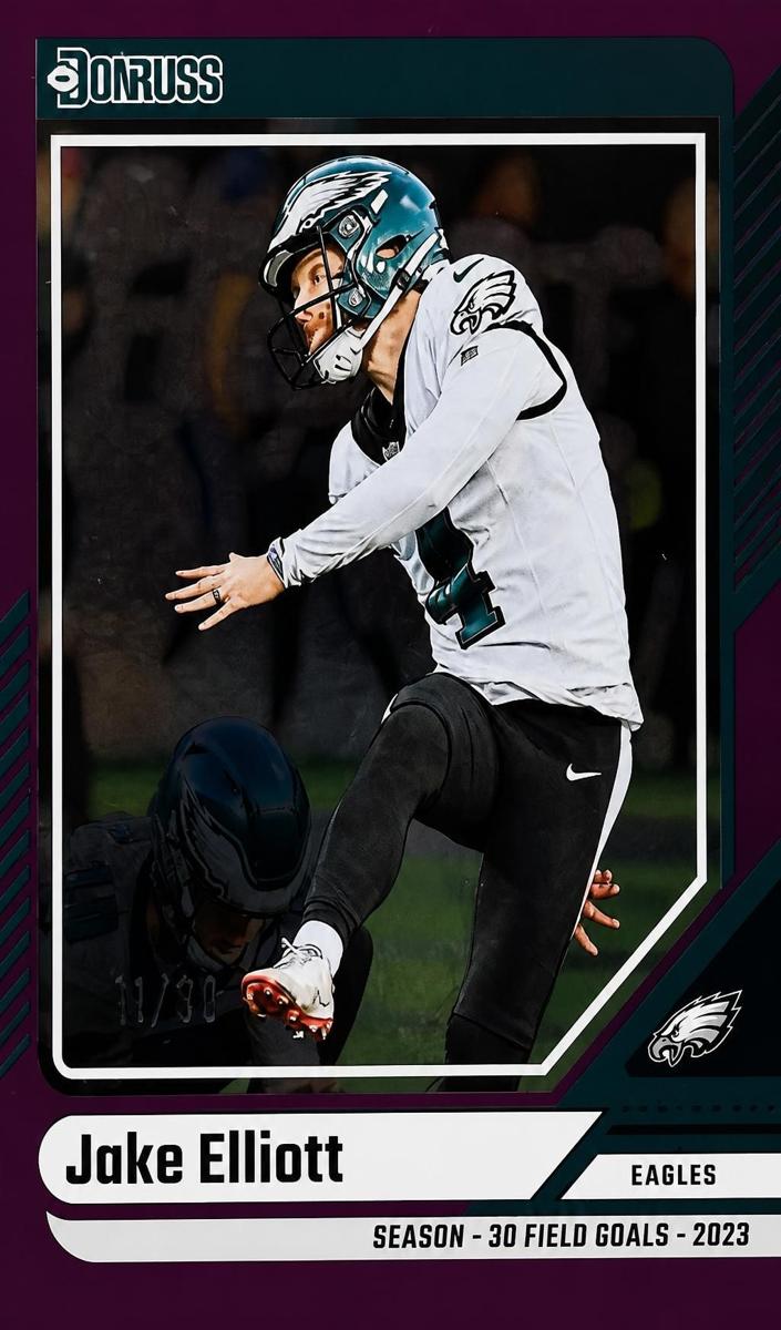 2024 Panini Donruss Football Season Stat Line Jake Elliott #177