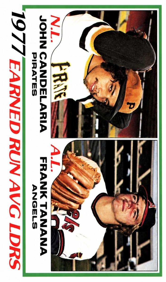 1978 O-Pee-Chee Baseball ERA Leaders #7