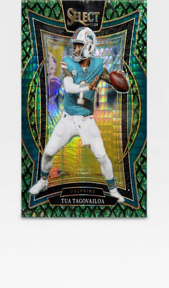 2024 Panini Select Football Dragon Scale Tua Tagovailoa #99 BGS 9