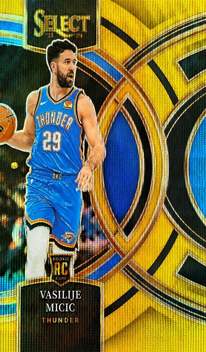 2023 Panini Select Basketball Gold Wave Vasilije Micic #106