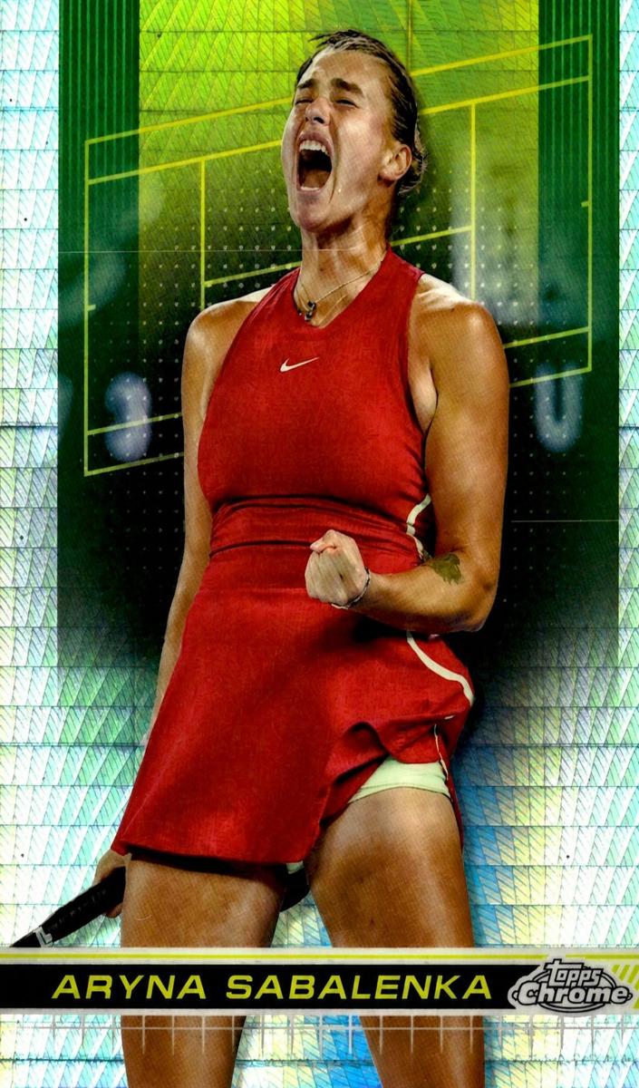 2024 Topps Chrome Tennis Prism Refractor Aryna Sabalenka #21