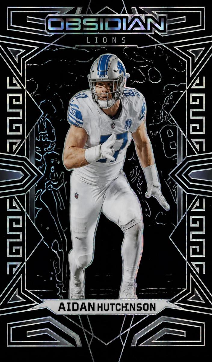 2023 Panini Obsidian Football Asia Aidan Hutchinson #33