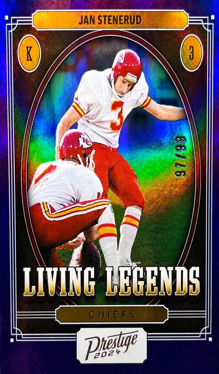 2024 Panini Prestige Football Xtra Points Purple Jan Stenerud #LL-JSD