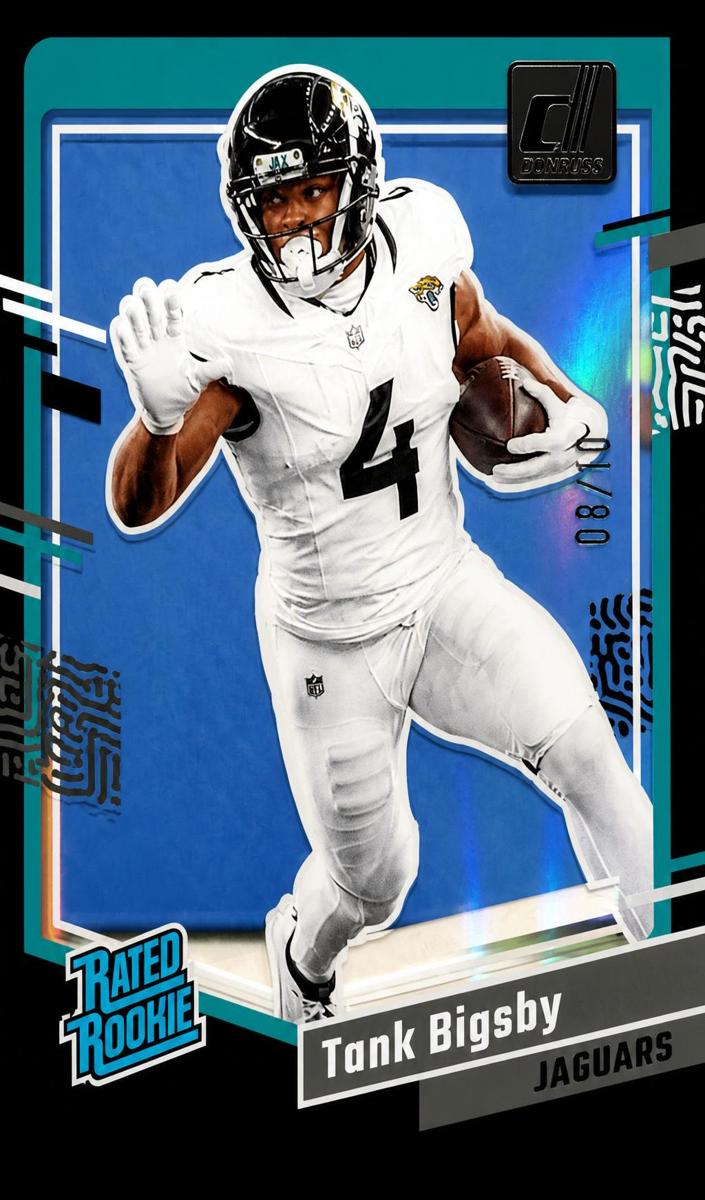 2023 Panini Clearly Donruss Football Black Tank Bigsby #84
