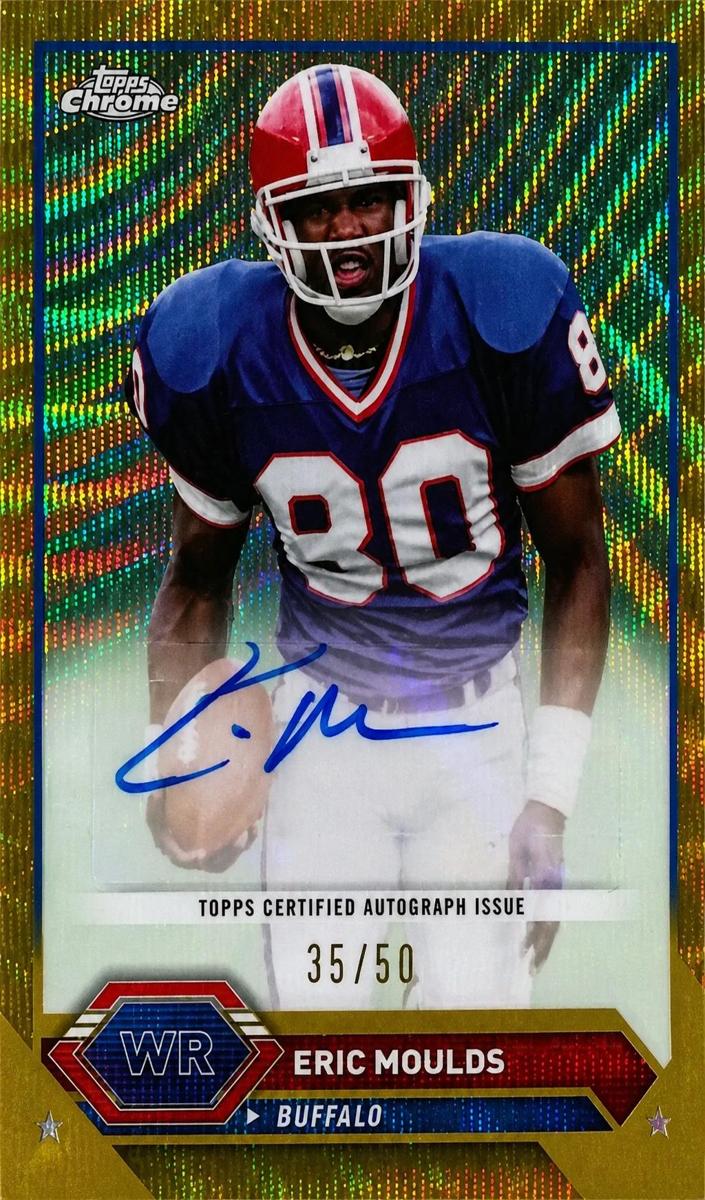 2023 Topps Composite Football Gold Wave Refractor Eric Moulds #TCA-EMO