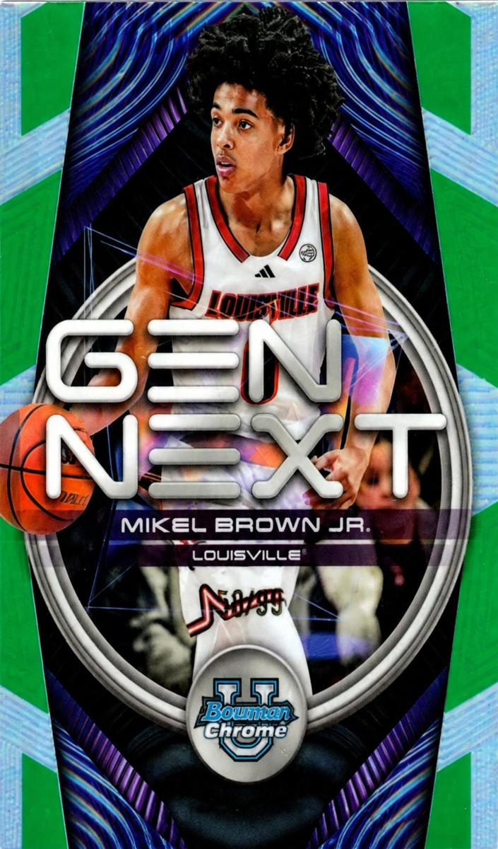 2025 Bowman Basketball Green Refractor Mikel Brown Jr. #GN-11