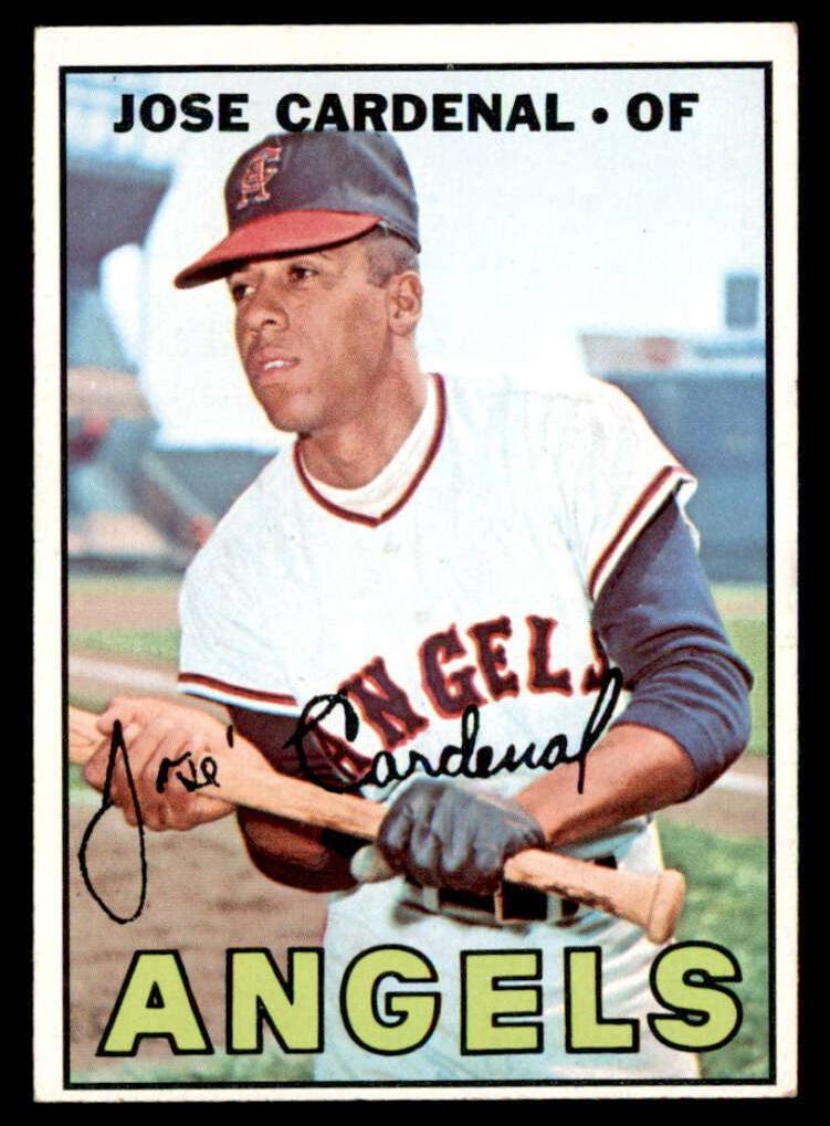 1967 Topps Baseball Jose Cardenal #193 PSA 7