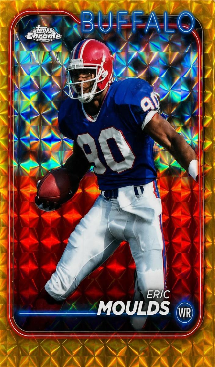 2024 Topps Chrome Football Gold Geometric Refractor Eric Moulds #12