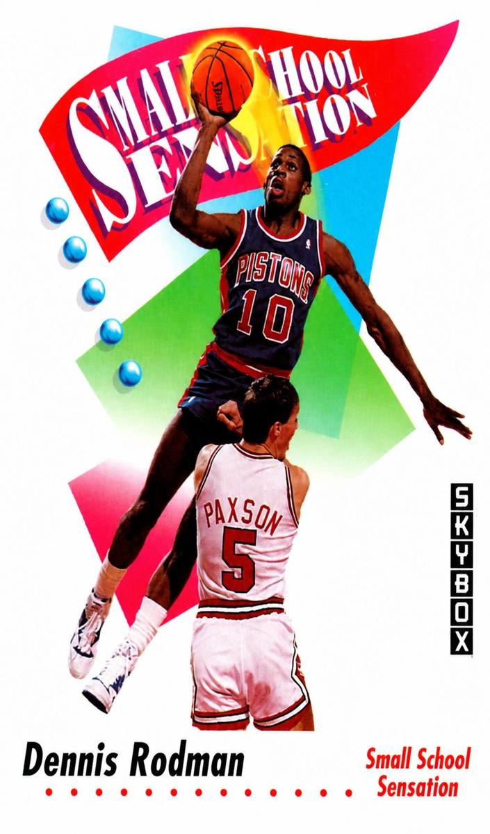 1991 Skybox Basketball Small Dennis Rodman #608