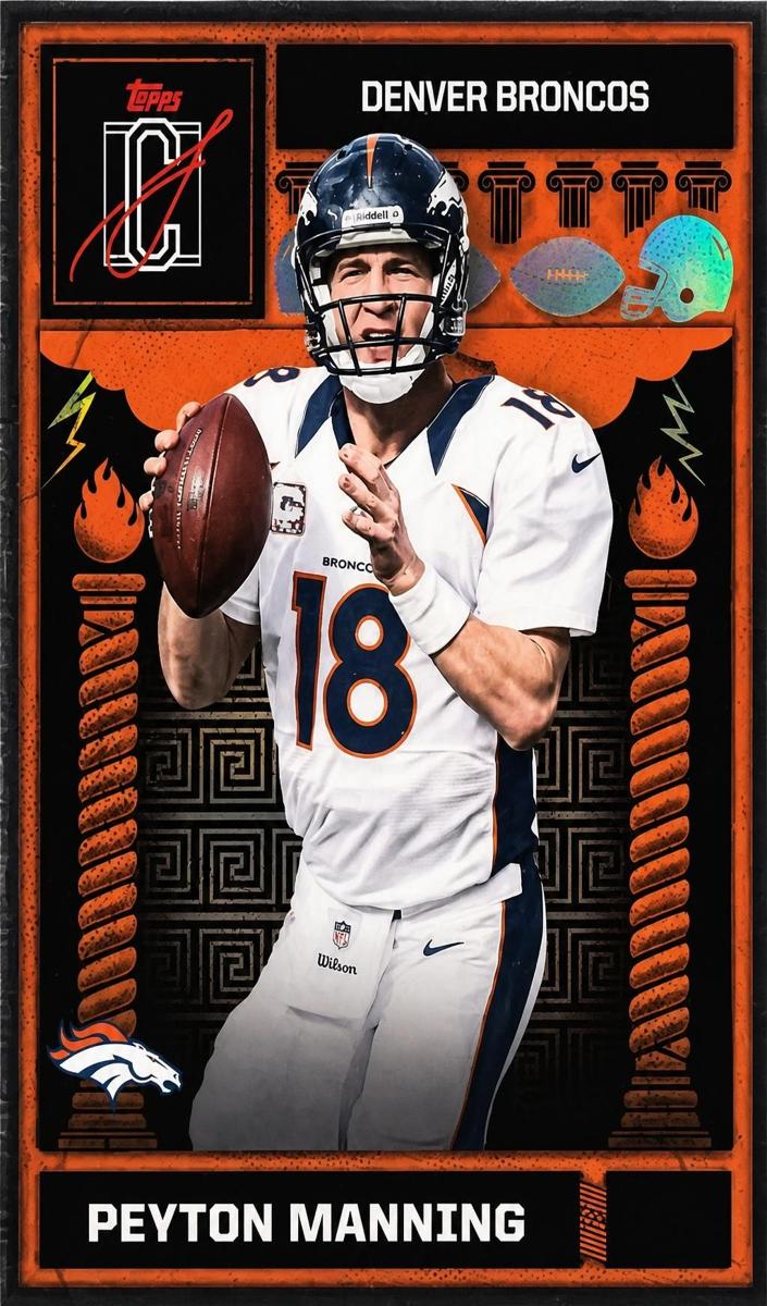 2025 Topps Signature Class Football Peyton Manning #OD-6
