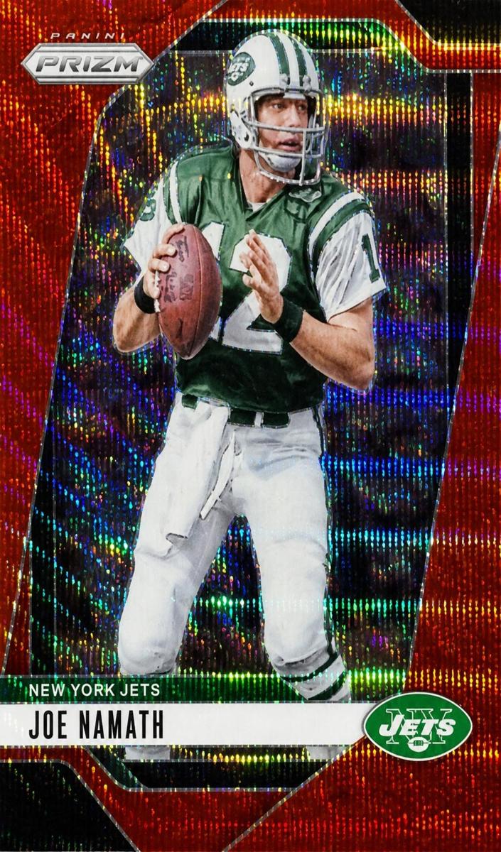 2024 Panini Prizm Football Red Wave Joe Namath #228