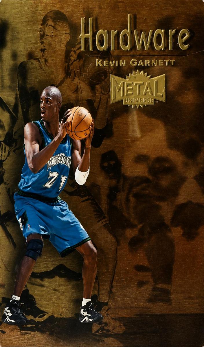 1997 Metal Universe Championship Basketball Kevin Garnett #8
