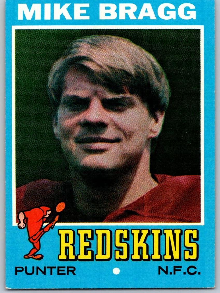 1971 Topps Football Mike Bragg #143 PSA 7.5