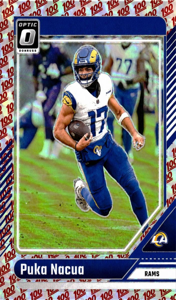 2024 Donruss Optic Football One Hundred Puka Nacua #115
