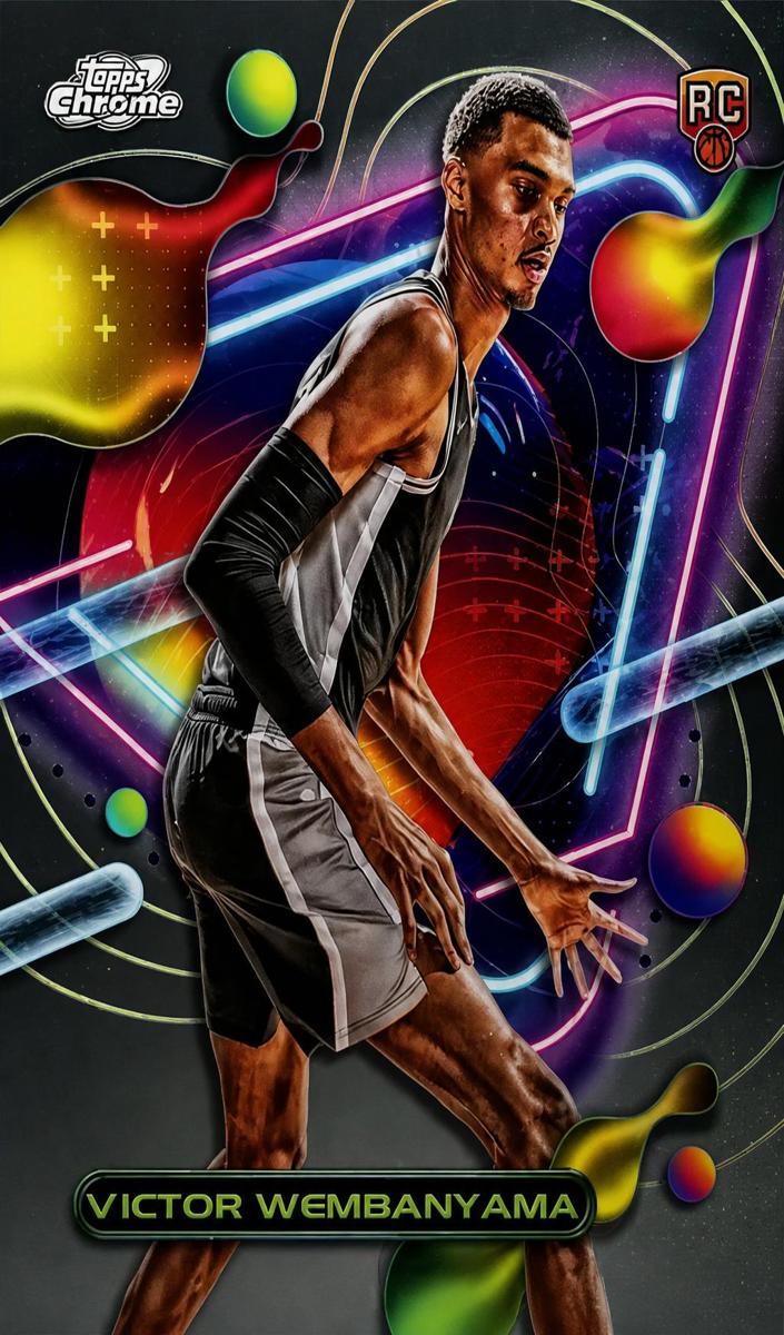 2023 Topps Cosmic Chrome Basketball Victor Wembanyama #151 PSA 9
