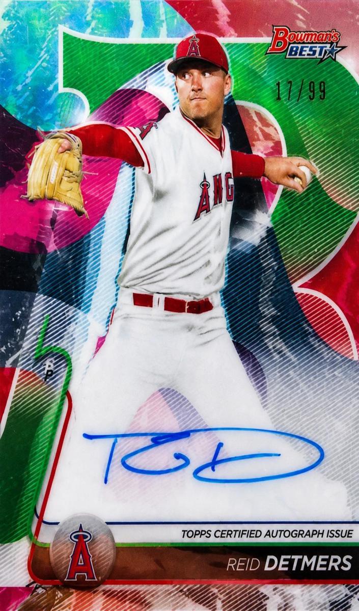 2020 Bowman's Best Baseball Green Refractor Reid Detmers #B20-RDE
