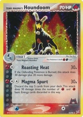 2004 Pokemon EX Team Magma Vs. Team Aqua Houndoom #10