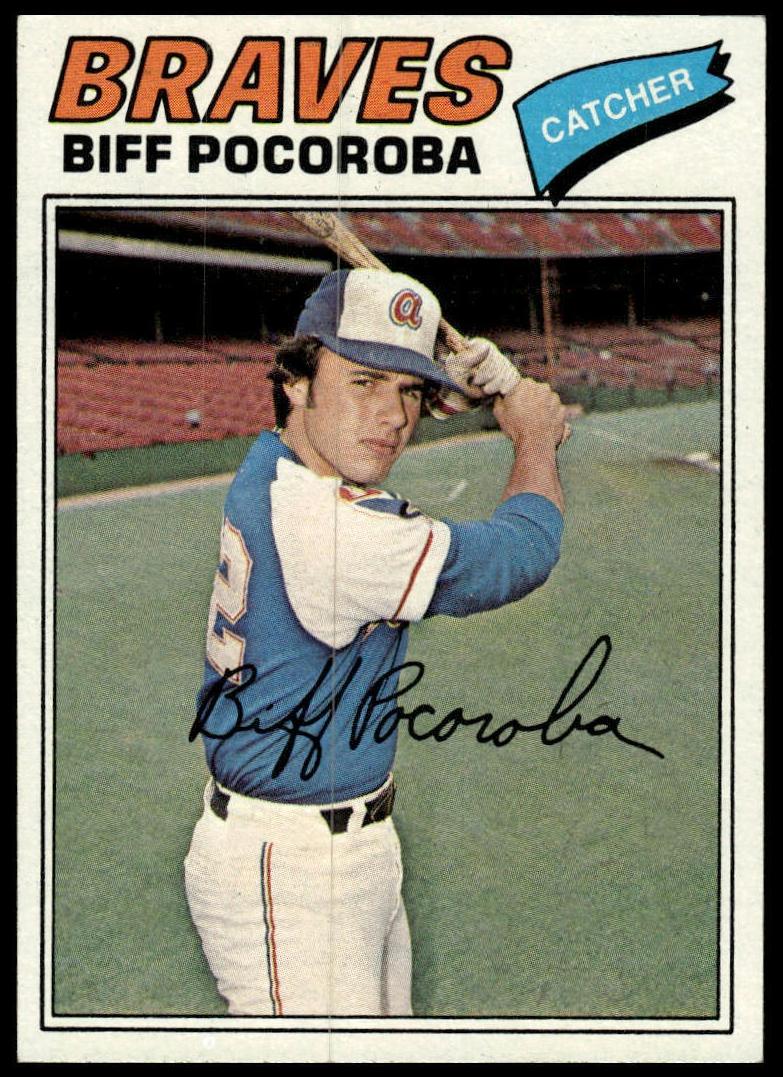 1977 Topps Baseball Biff Pocoroba #594 PSA 9