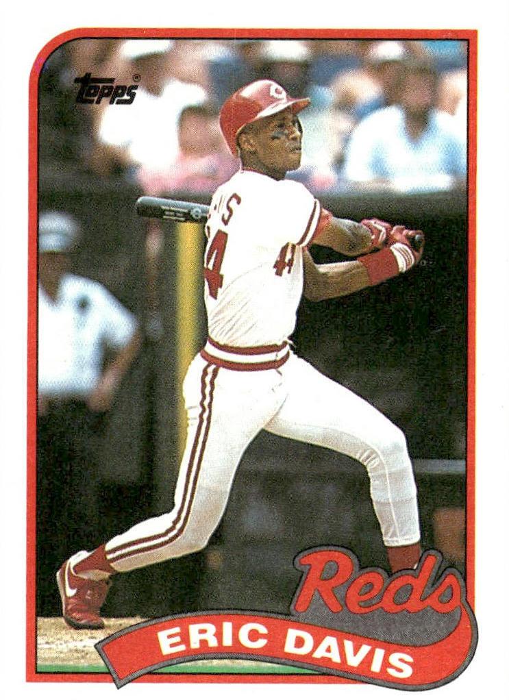 1989 Topps Baseball Eric Davis #330