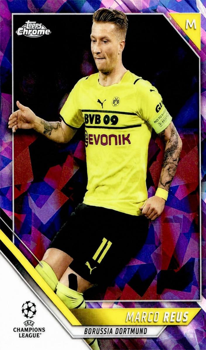 2021 Topps Chrome Sapphire UEFA Champions League Soccer Purple Marco Reus #133