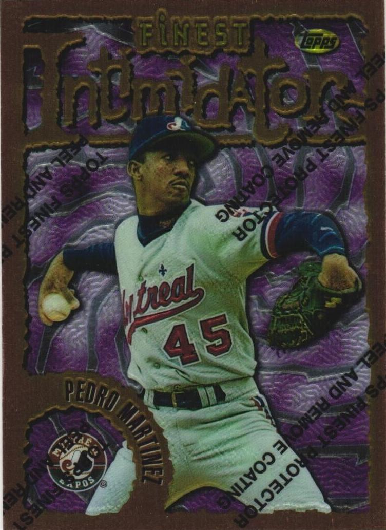 1996 Topps Finest Baseball Pedro Martinez #27 PSA 9