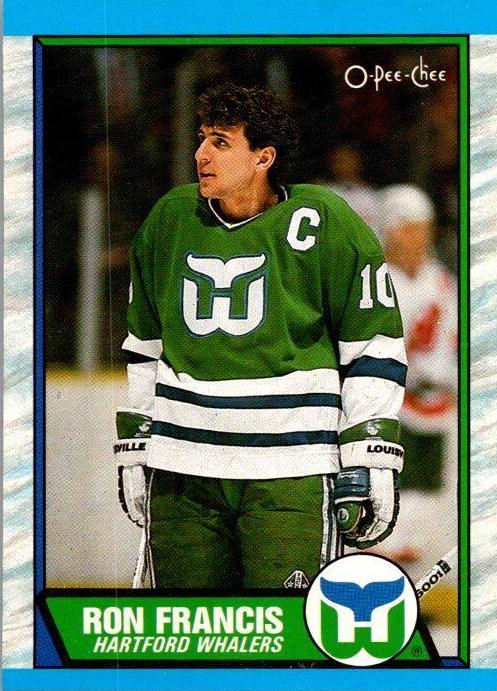 1989 O-Pee-Chee Hockey Ron Francis #175 PSA 9