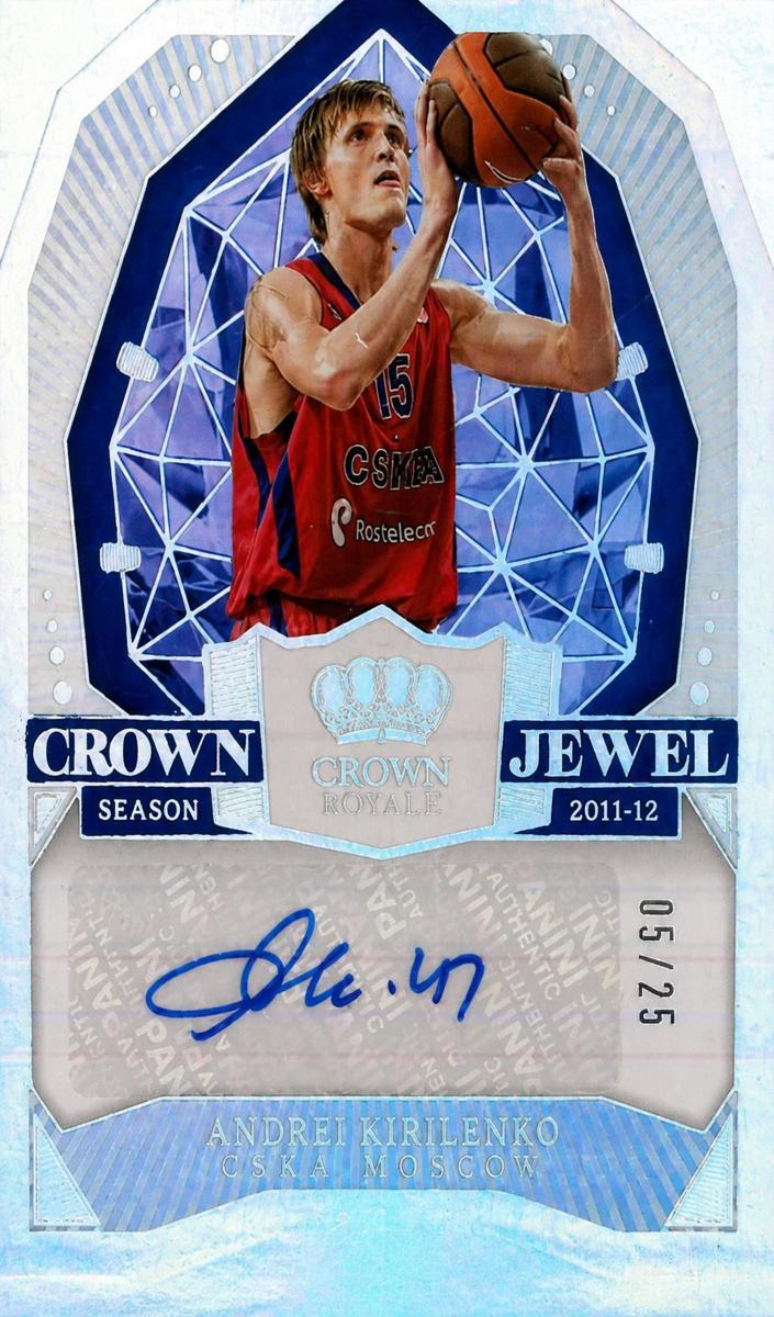 2023 Panini Crown Royale Turkish Airlines EuroLeague Basketball Andrei Kirilenko #CJ-KIR