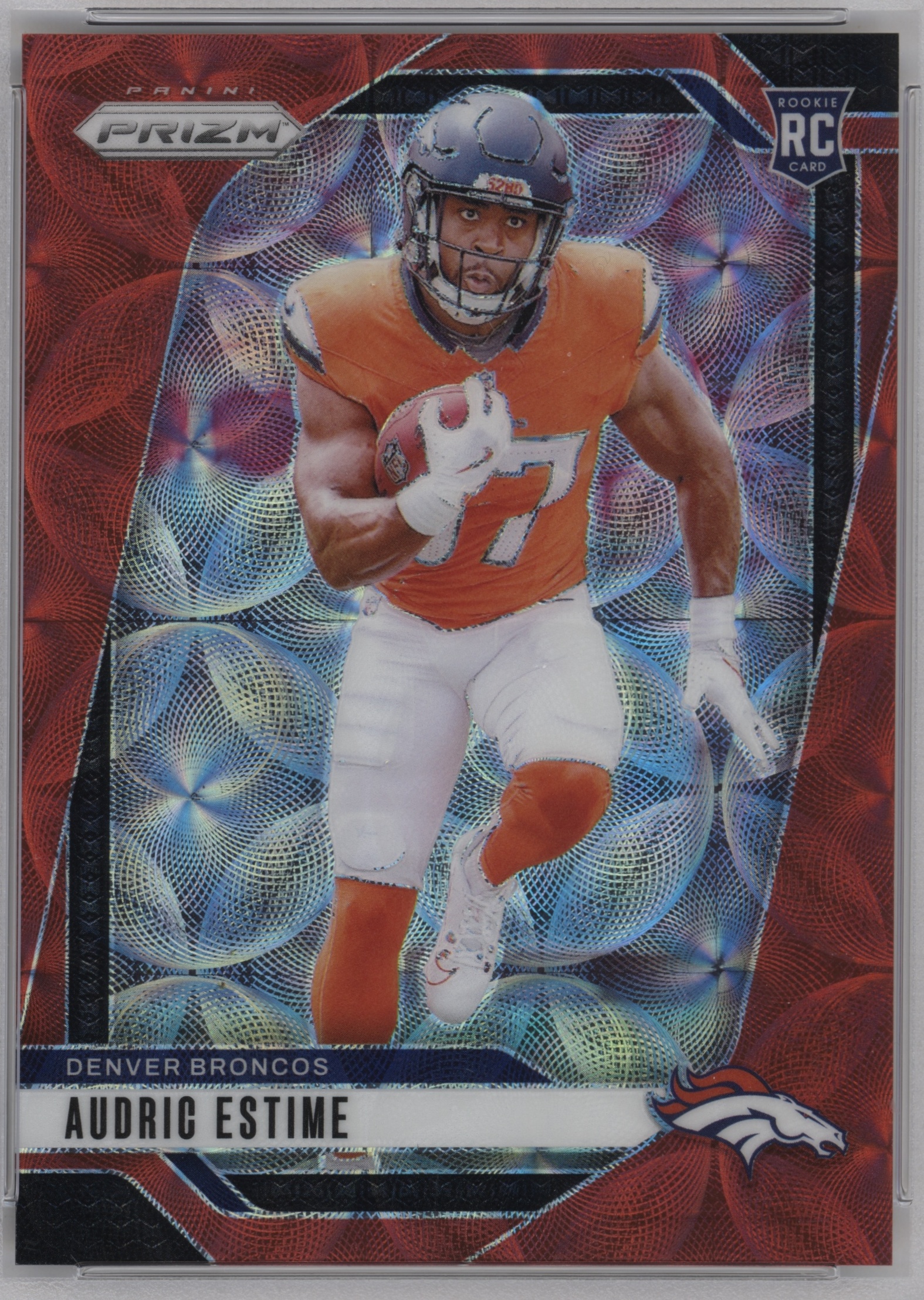 2024 Panini Prizm Football Choice Red Audric Estime #306 PSA 10