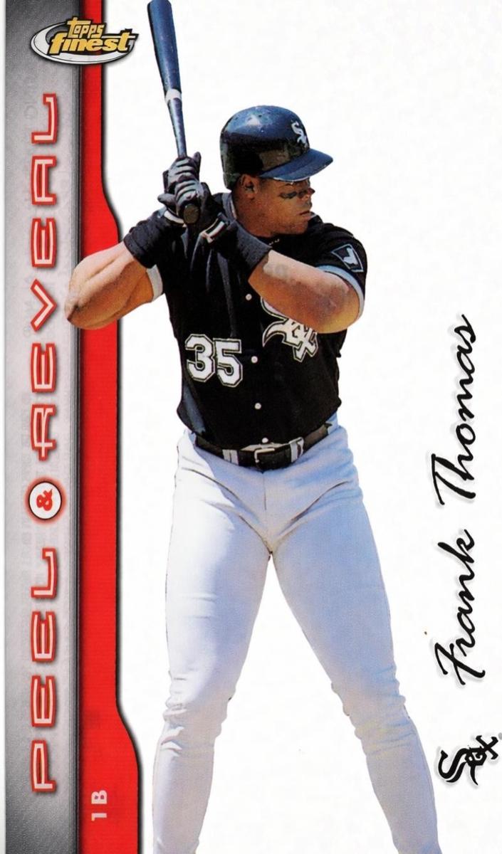 1999 Topps Finest Baseball Sparkle Frank Thomas #PR10