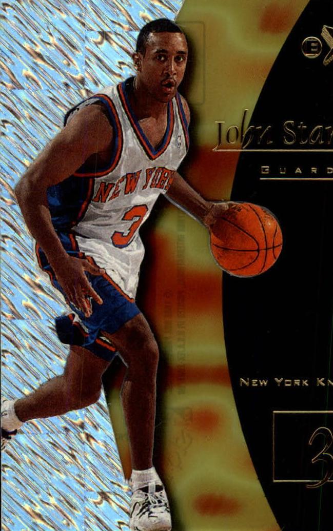 1997 Skybox E-X2001 Basketball John Starks #26