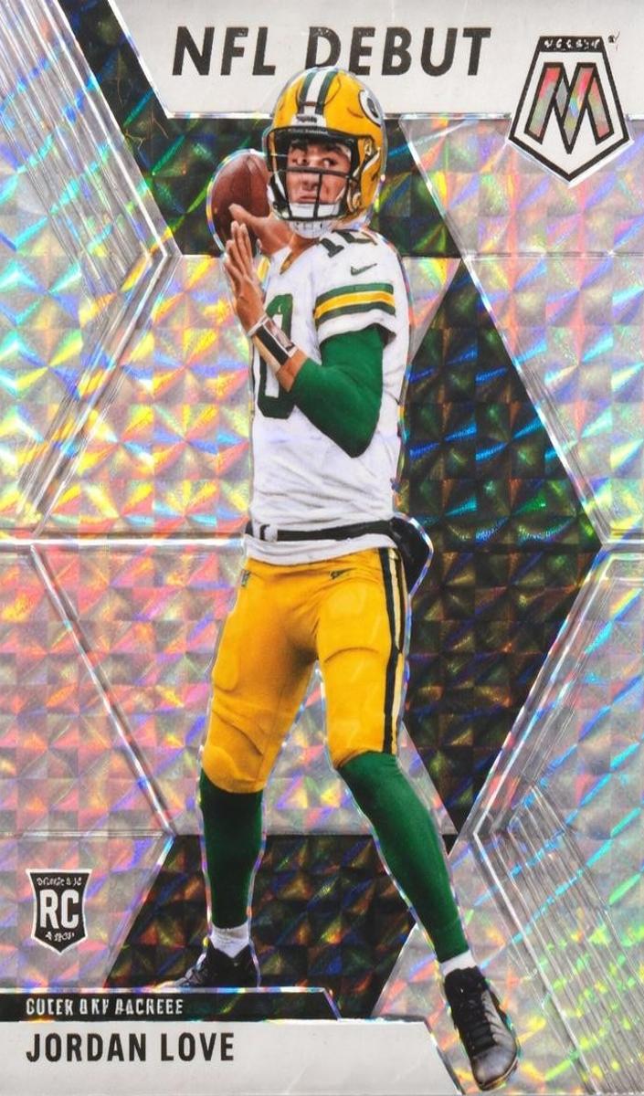 2020 Panini Mosaic Football Mosaic Jordan Love #264 PSA 10