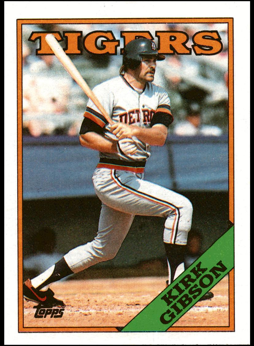 1988 Topps Baseball Kirk Gibson #605