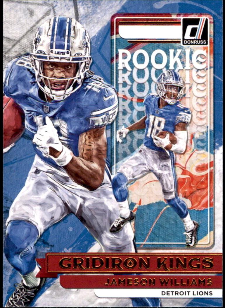 2022 Panini Donruss Football Jameson Williams #RGK-7 PSA 10
