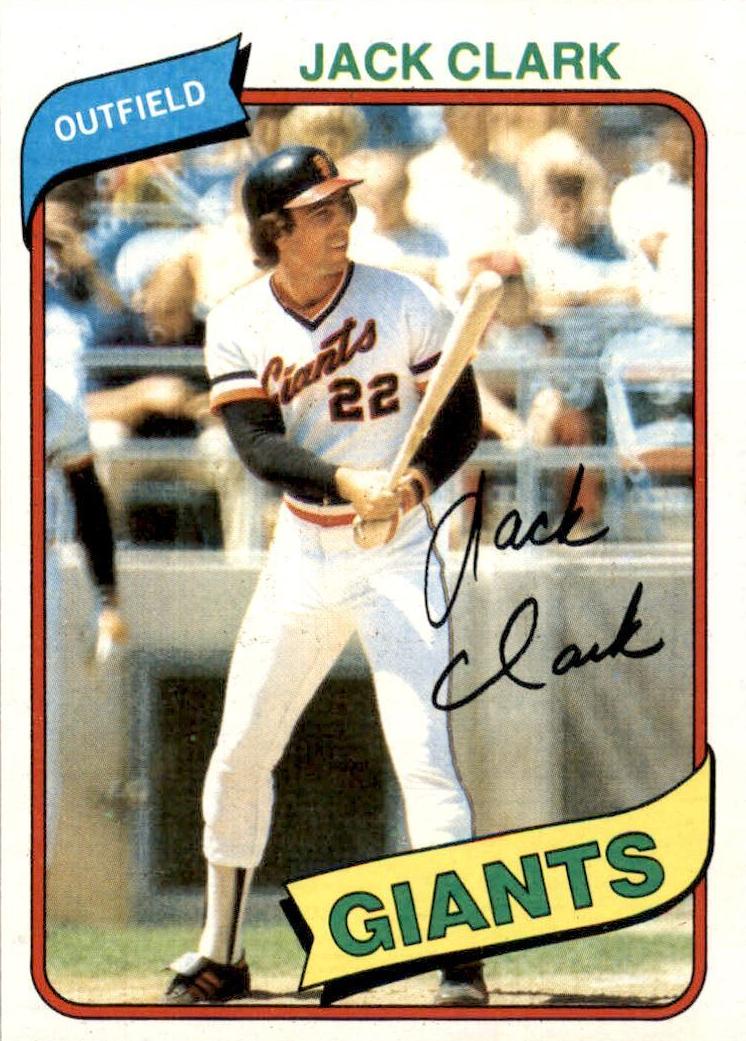 1980 Topps Baseball Jack Clark #167 PSA 10