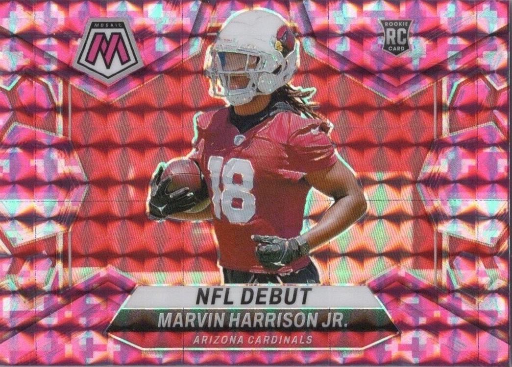2024 Panini Mosaic Football Camo Pink Marvin Harrison Jr. #283 SGC 10