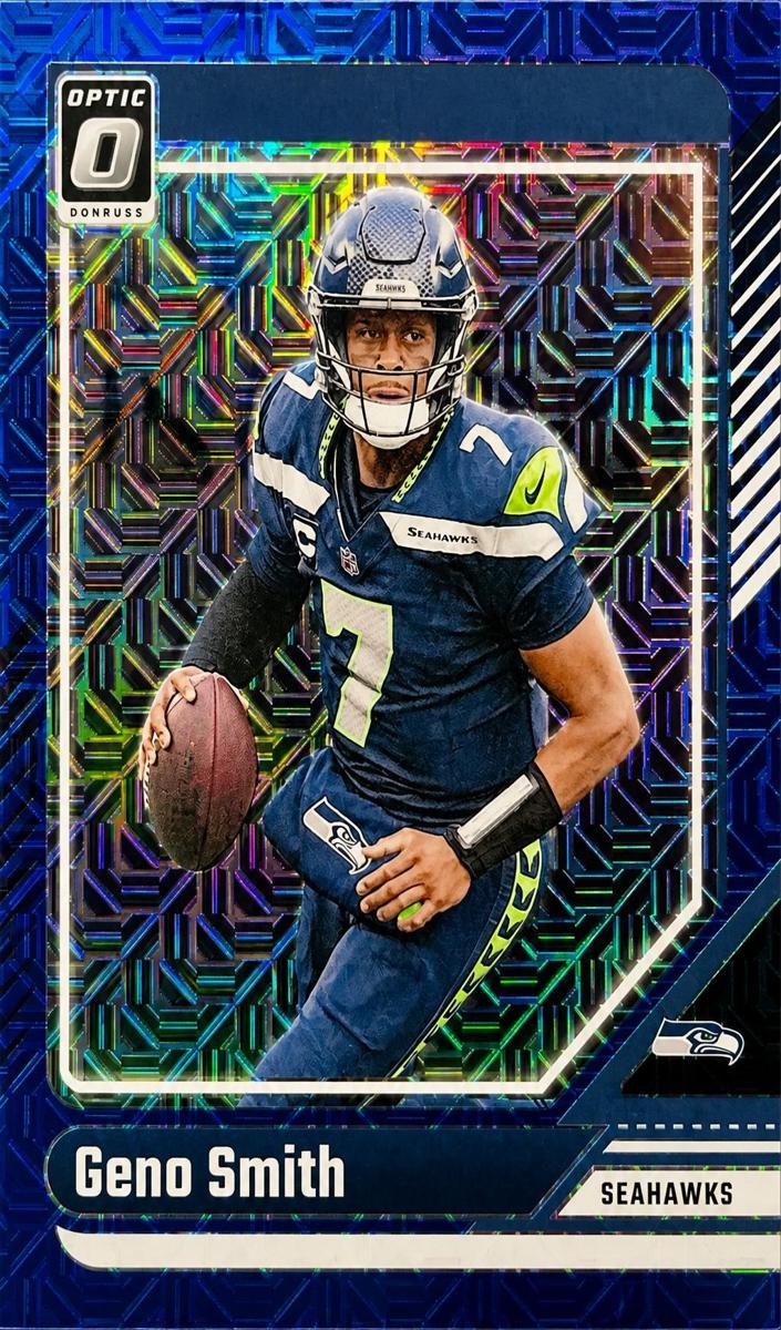 2024 Donruss Optic Football Blue Mojo Geno Smith #177