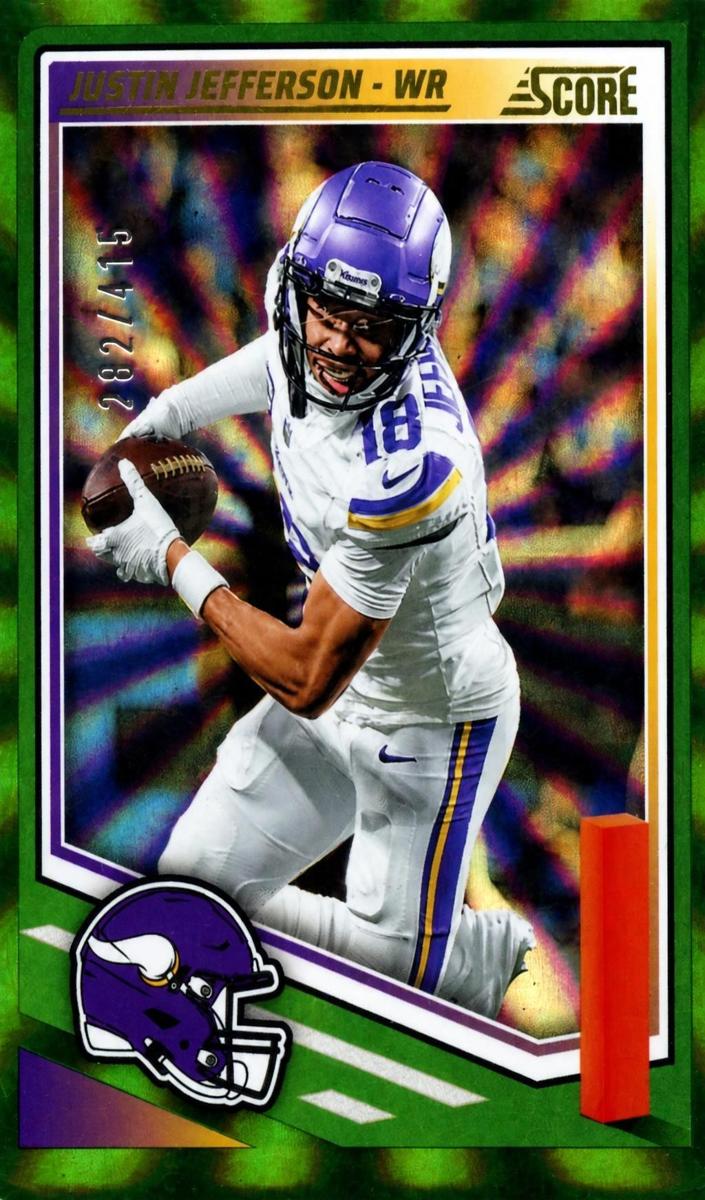 2025 Panini Score Football Spokes Justin Jefferson #230