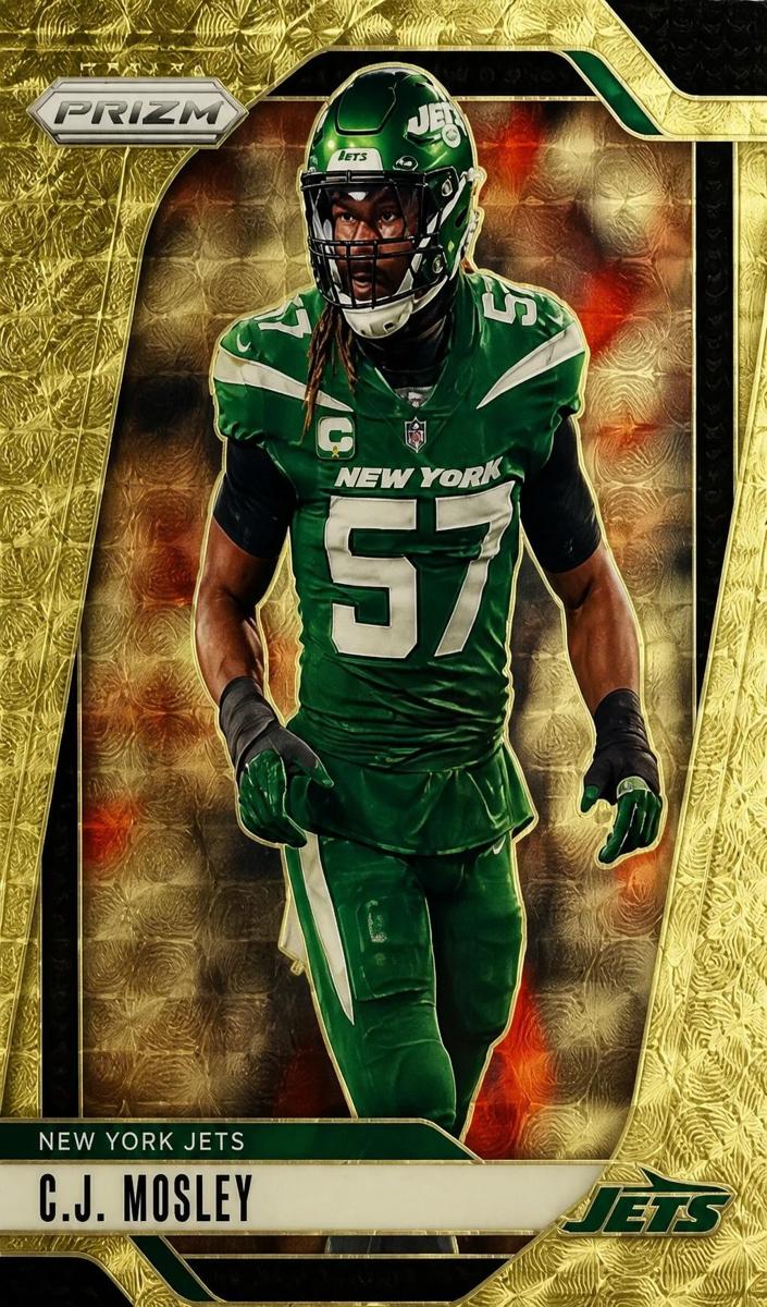 2024 Panini Prizm Football Gold Vinyl C.J. Mosley #227