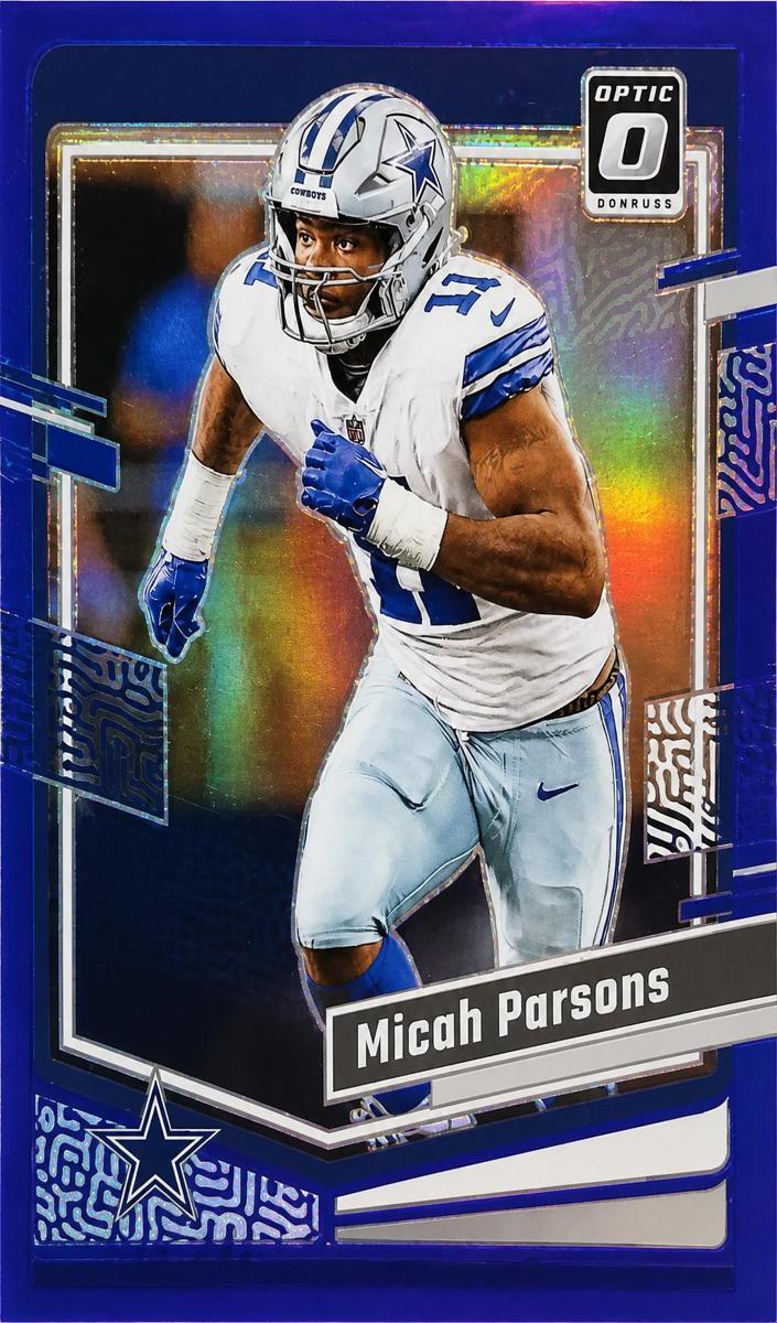 2023 Donruss Optic Football Blue Micah Parsons #50 PSA 9