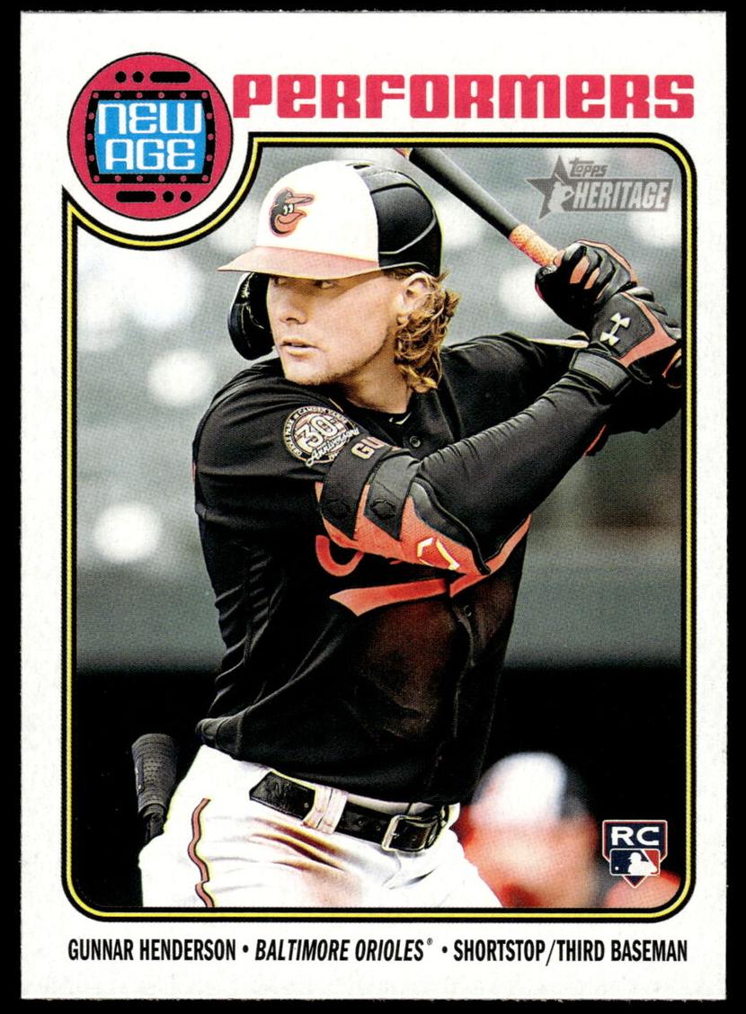 2023 Topps Heritage Baseball Gunnar Henderson #NA-15 PSA 9