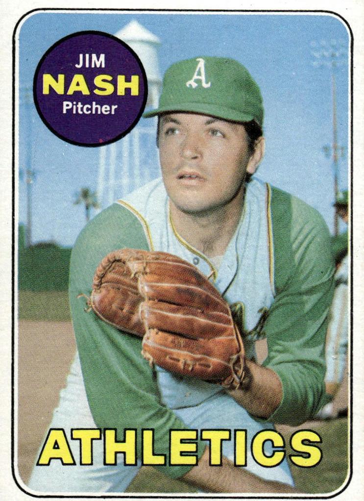 1969 Topps Baseball Jim Nash #546 PSA 9