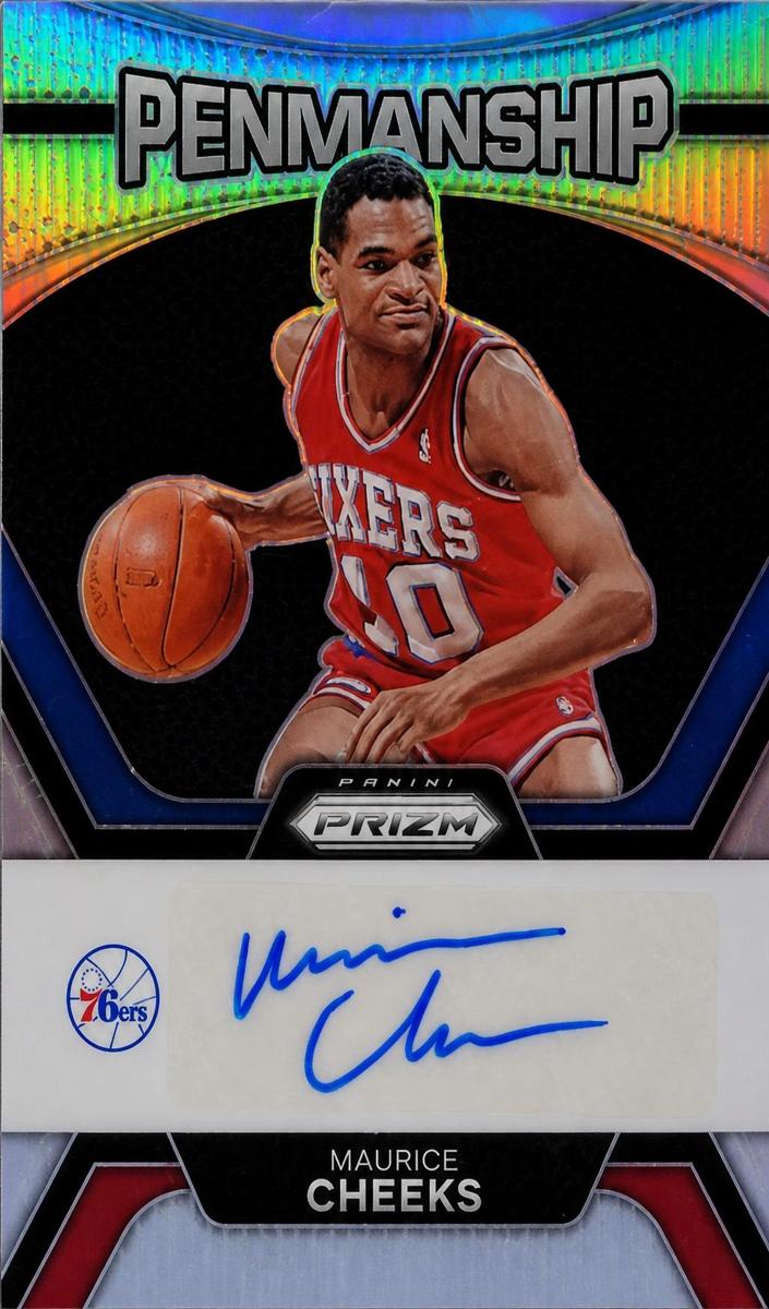 2023 Panini Prizm Basketball Silver Maurice Cheeks #PNM-CHE PSA 9
