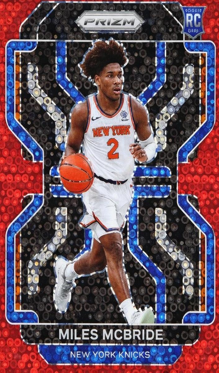 2021 Panini Prizm Basketball Fast Break Red Miles McBride #283