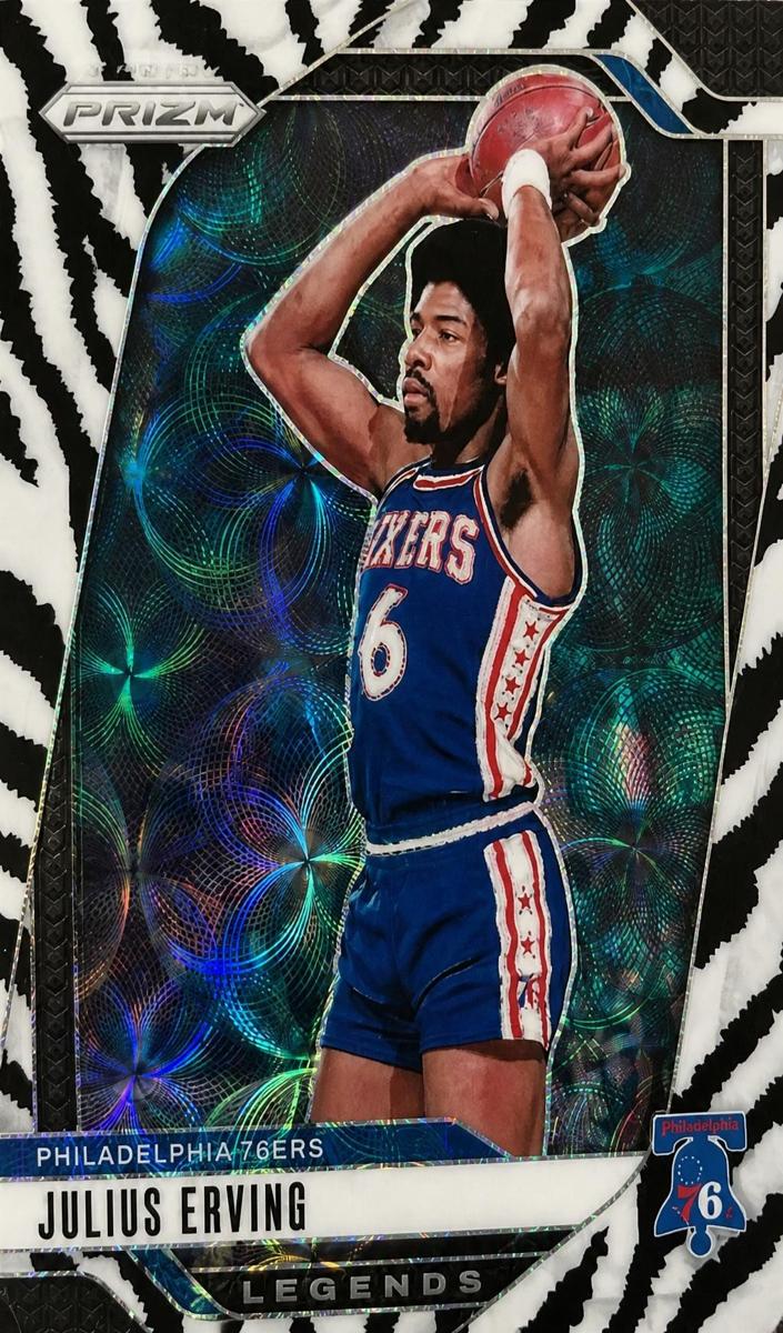2024 Panini Prizm Basketball Choice Tiger Stripe Julius Erving #292
