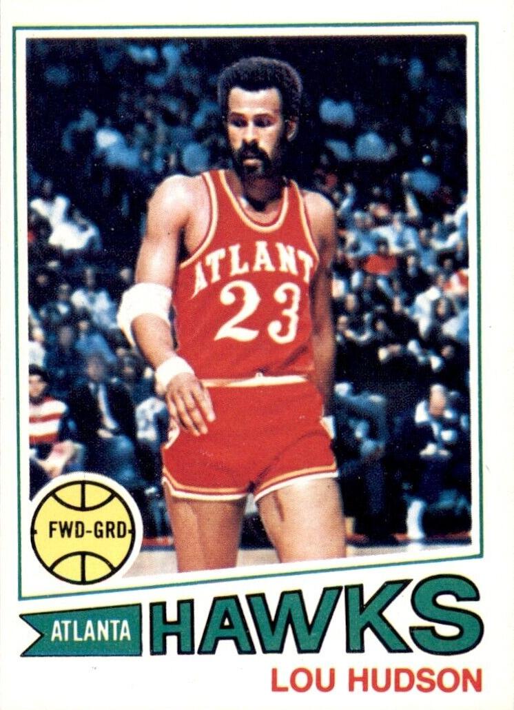 1977 Topps Basketball Lou Hudson #85 PSA 9
