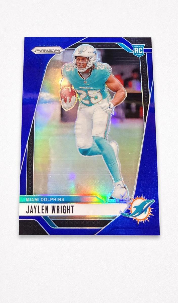 2024 Panini Prizm Football Blue Jaylen Wright #348