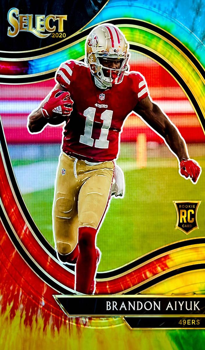 2020 Panini Select Football Tie-Dye Brandon Aiyuk #366